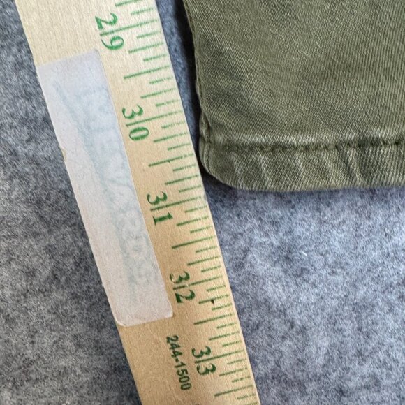 Kut from the Kloth Jeans Womens Size 16 Green Straight Denim Cotton Stretch - Picture 9 of 11